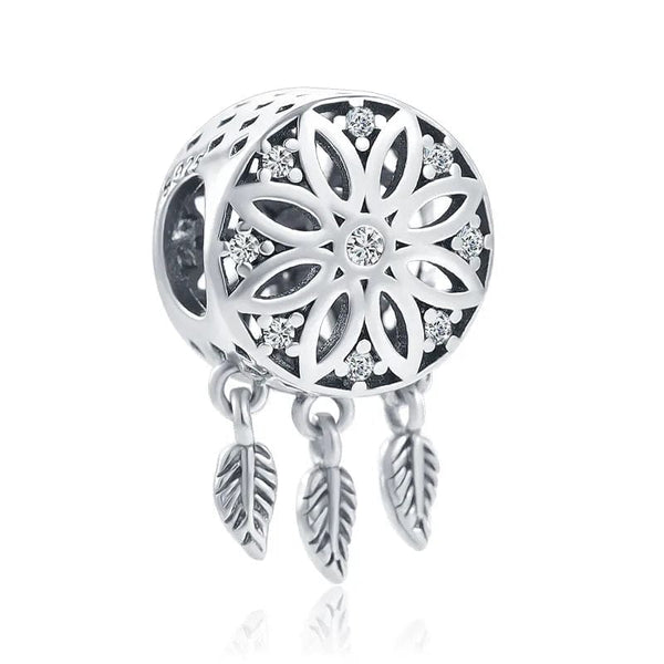 Planet Gates B558 NEW 925 Sterling Silver Charm Fit Original Bracelet Accessories Women Jewelry White Series Football Snake Dreamcatcher Cross