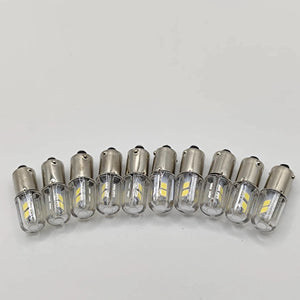 Planet Gates BA9S 4LED -V3 Warm W 2PCS  BA9S T4W LED Car light bulb T2W T3W H5W interior Car LED License Plate light DC12V 12913 12910 12929 BA9 57 756 1816  1891