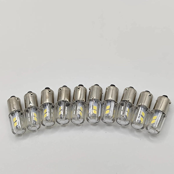 Planet Gates BA9S 4LED -V3 Warm W 2PCS  BA9S T4W LED Car light bulb T2W T3W H5W interior Car LED License Plate light DC12V 12913 12910 12929 BA9 57 756 1816  1891