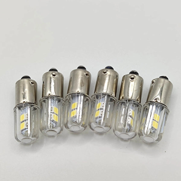 Planet Gates BA9S 4LED -V3 Warm W 2PCS  BA9S T4W LED Car light bulb T2W T3W H5W interior Car LED License Plate light DC12V 12913 12910 12929 BA9 57 756 1816  1891