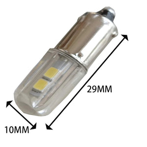 Planet Gates BA9S 4LED -V3 Warm W 2PCS  BA9S T4W LED Car light bulb T2W T3W H5W interior Car LED License Plate light DC12V 12913 12910 12929 BA9 57 756 1816  1891