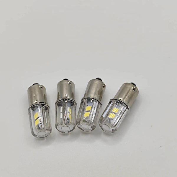 Planet Gates BA9S 4LED -V3 Warm W 2PCS  BA9S T4W LED Car light bulb T2W T3W H5W interior Car LED License Plate light DC12V 12913 12910 12929 BA9 57 756 1816  1891