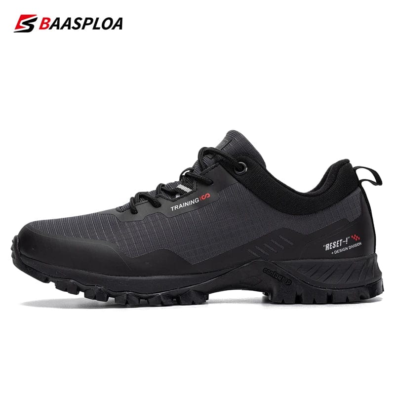 Planet Gates Baasploa New Men's Anti-Skid Wear-Resistant Hiking Shoes Fashion Waterproof Outdoor Travel shoes Sneaker Comfortable Male Shoes