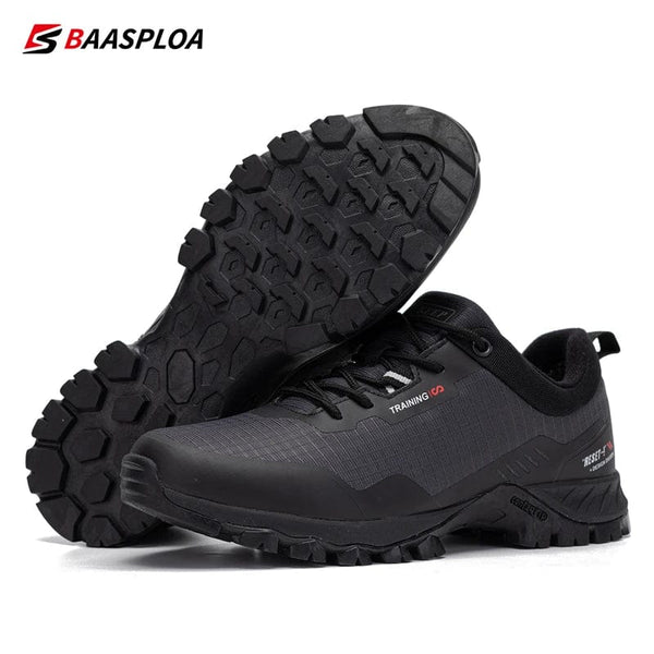Planet Gates Baasploa New Men's Anti-Skid Wear-Resistant Hiking Shoes Fashion Waterproof Outdoor Travel shoes Sneaker Comfortable Male Shoes