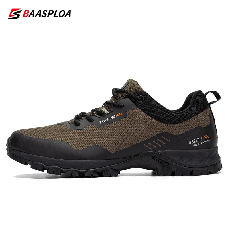 Planet Gates Baasploa New Men's Anti-Skid Wear-Resistant Hiking Shoes Fashion Waterproof Outdoor Travel shoes Sneaker Comfortable Male Shoes
