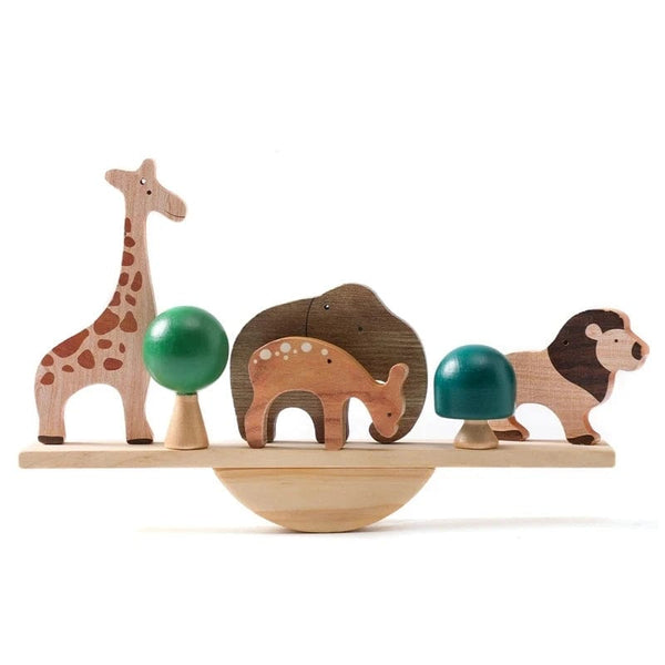 Planet Gates Baby Animal Threading Toys Wooden Stacking Toys Blocks Board Games Wooden Toys Baby Animal Stringing Threading Beads Toys Gift