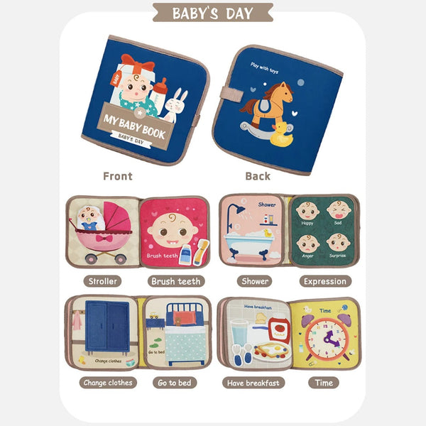 Planet Gates Baby Books Toys Cloth Books Children Learning Games Educational Toys Baby Early Education Toys Parent-Child Interaction