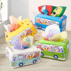 Planet Gates Baby Draw Paper Towel Tearing Tissue Box Baby Puzzle Early Education Montessori Children Cloth Toys