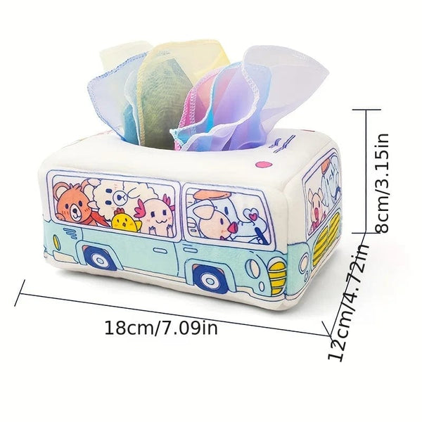 Planet Gates Baby Draw Paper Towel Tearing Tissue Box Baby Puzzle Early Education Montessori Children Cloth Toys