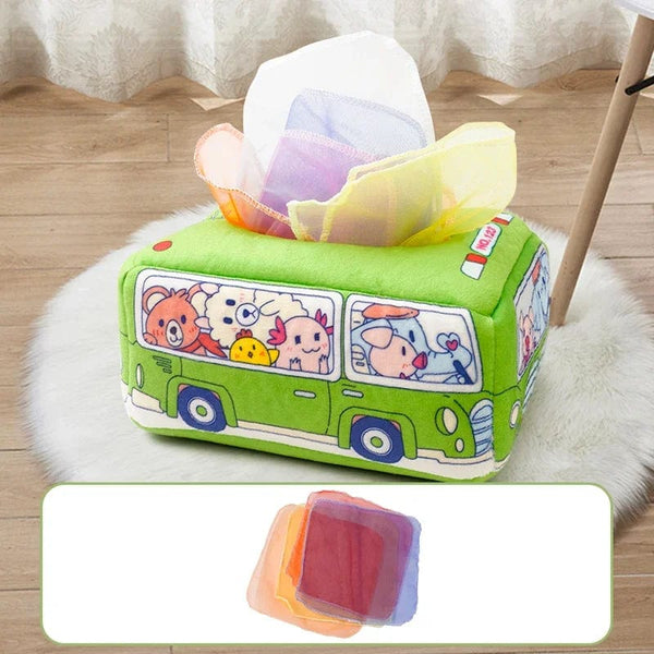 Planet Gates Baby Draw Paper Towel Tearing Tissue Box Baby Puzzle Early Education Montessori Children Cloth Toys