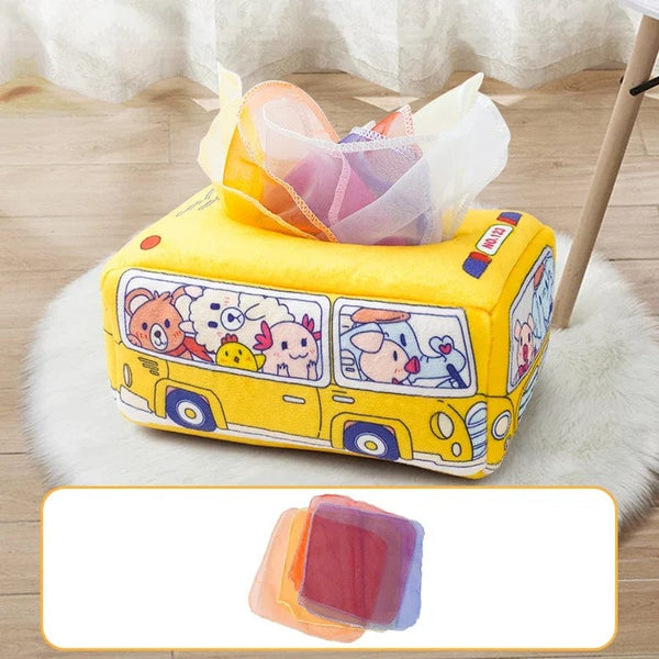 Planet Gates Baby Draw Paper Towel Tearing Tissue Box Baby Puzzle Early Education Montessori Children Cloth Toys