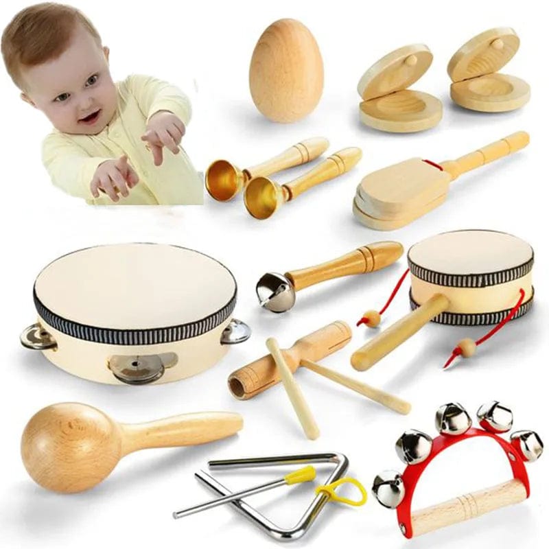 Planet Gates Baby Music Toys Educational Learning Toys Musical Instrument Child Game Montessori Wooden Rattle Newborn Baby Toys 0 12 Months