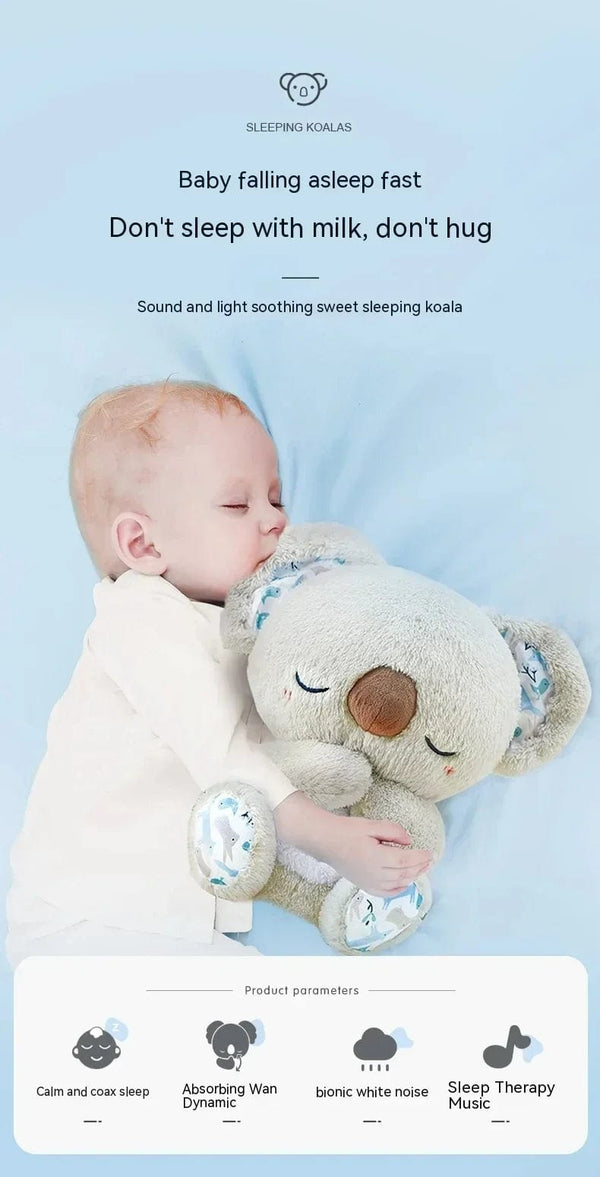 Planet Gates Baby Pacify Breathing Rabbit Doll Soothes Otter Plush Toy Children Soothing Music Sleep Companion Toy Bear Stuffed Gift for Kids