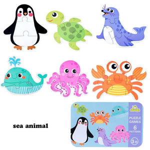 Planet Gates Baby Puzzle Montessori Educational Toys Wood 3D Puzzle Games Iron Box children Puzzles Jigsaw Wooden Puzzles For Kids 2 3 4 Year