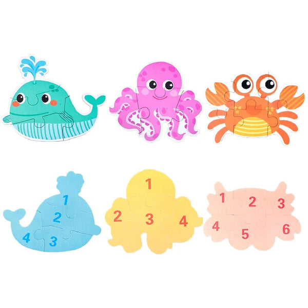 Planet Gates Baby Puzzle Montessori Educational Toys Wood 3D Puzzle Games Iron Box children Puzzles Jigsaw Wooden Puzzles For Kids 2 3 4 Year