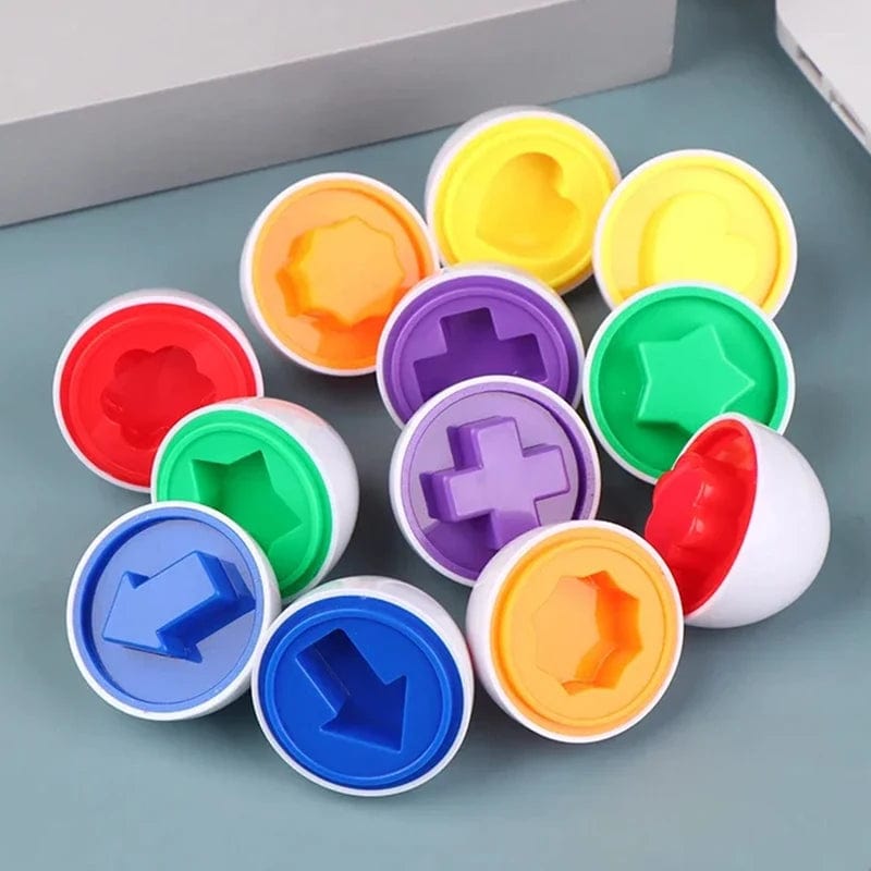 Planet Gates Baby Smart Eggs Montessori Toys 2 Years Toddler Learning Educational Toys Sensory Eggs Chicken Colors Shapes Sorter For Kids