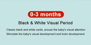 Planet Gates Baby Visual Stimulation Cards Montessori High Contrast Flash Card Infant Gift For Children Cognition Toy