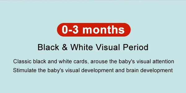 Planet Gates Baby Visual Stimulation Cards Montessori High Contrast Flash Card Infant Gift For Children Cognition Toy