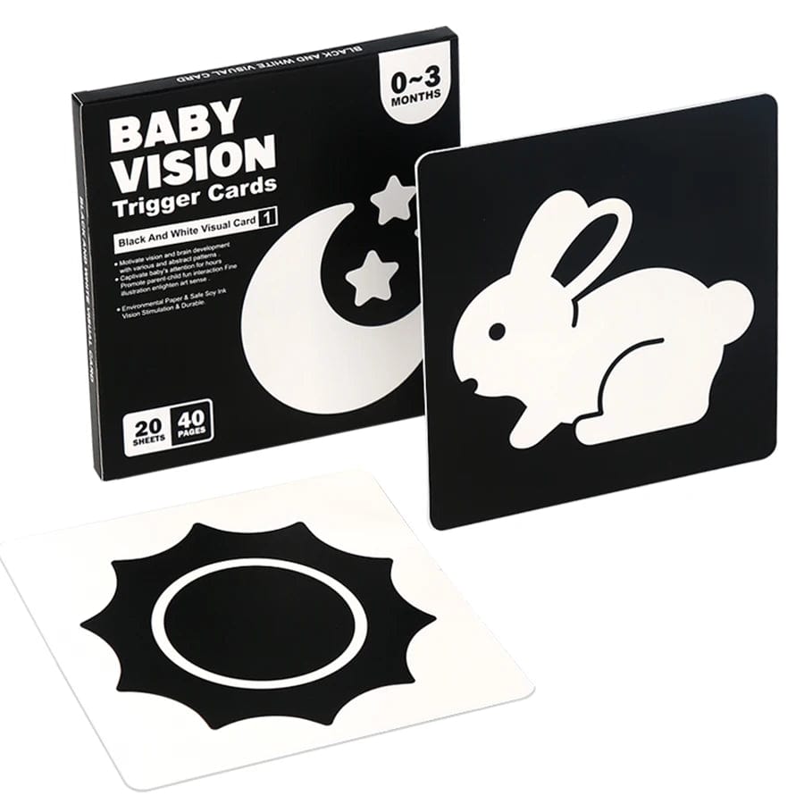 Planet Gates Baby Visual Stimulation Cards Montessori High Contrast Flash Card Infant Gift For Children Cognition Toy