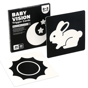Planet Gates Baby Visual Stimulation Cards Montessori High Contrast Flash Card Infant Gift For Children Cognition Toy