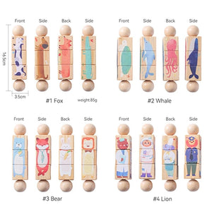 Planet Gates Baby Wooden Rotating Jigsaw Puzzle Hand bell Toy Baby Mobile Musical Rattle Toy Montessori Puzzle Game For Babies Newbaby Gift