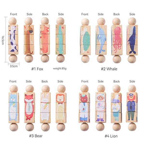 Planet Gates Baby Wooden Rotating Jigsaw Puzzle Hand bell Toy Baby Mobile Musical Rattle Toy Montessori Puzzle Game For Babies Newbaby Gift