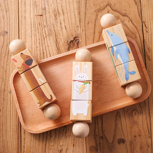 Planet Gates Baby Wooden Rotating Jigsaw Puzzle Hand bell Toy Baby Mobile Musical Rattle Toy Montessori Puzzle Game For Babies Newbaby Gift