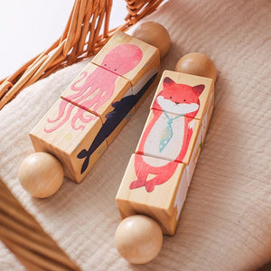 Planet Gates Baby Wooden Rotating Jigsaw Puzzle Hand bell Toy Baby Mobile Musical Rattle Toy Montessori Puzzle Game For Babies Newbaby Gift