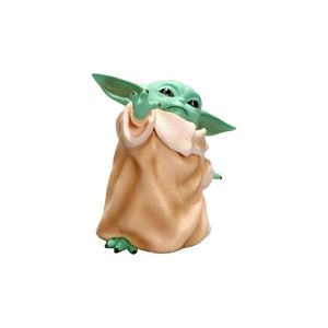 Planet Gates Baby Yoda Hasbro Star Wars Movies Master Baby Yoda Darth Action Mandalorian Anime Figures Collection Mini Kids Toy Model for Children Gift
