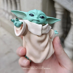 Planet Gates Baby Yoda Hasbro Star Wars Movies Master Baby Yoda Darth Action Mandalorian Anime Figures Collection Mini Kids Toy Model for Children Gift