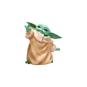 Planet Gates Baby Yoda Hasbro Star Wars Movies Master Baby Yoda Darth Action Mandalorian Anime Figures Collection Mini Kids Toy Model for Children Gift