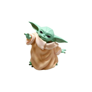 Planet Gates Baby Yoda Hasbro Star Wars Movies Master Baby Yoda Darth Action Mandalorian Anime Figures Collection Mini Kids Toy Model for Children Gift