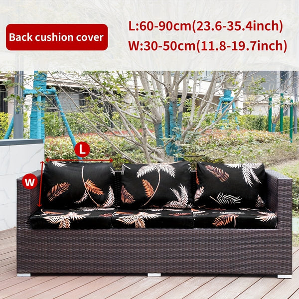 Planet Gates Back Cushion Cover / Coconut Forest 1pc Outdoor Printed Animal Leaves Floral Boho Style Coconut Printed Sofa Cover Couch Cover Furniture Protective Cover Home Decor Sofa Protector