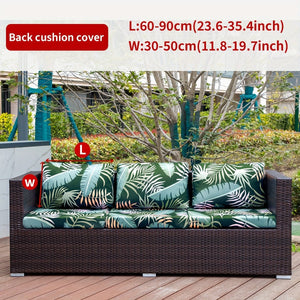 Planet Gates Back Cushion Cover / Green Forest 1pc Outdoor Printed Animal Leaves Floral Boho Style Coconut Printed Sofa Cover Couch Cover Furniture Protective Cover Home Decor Sofa Protector