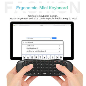 Planet Gates Backlit / CHINA C120 RGB Backlight Fly Air Mouse Gyro Sensor Wireless 2.4G RF Keyboard Remote Control For Android Smart TV Box