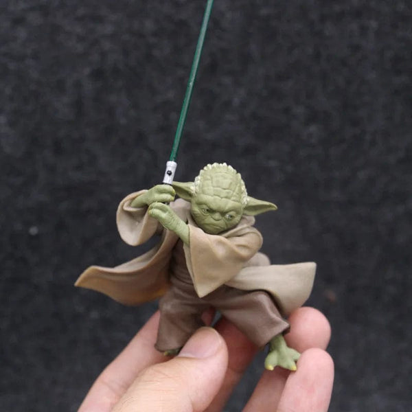 Planet Gates bag package Star Wars Mandalorian Master YODA with Sword Action Figure Toys