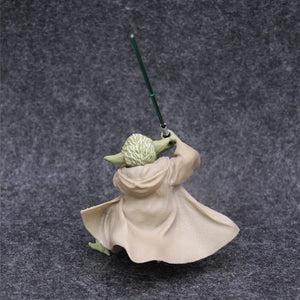 Planet Gates bag package Star Wars Mandalorian Master YODA with Sword Action Figure Toys