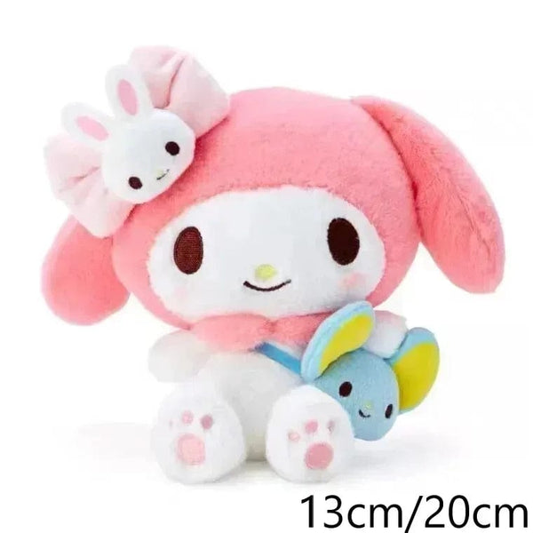 Planet Gates Bag series / big Sanrio Plush Toys Kawaii Hello Kitty My Melody Room Decor Kuromi Plushie Cinnamoroll Doll Plush Keychain for Christmas Gifts