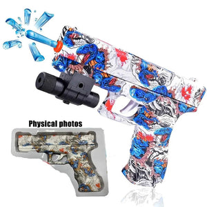 Planet Gates Ball Blaster Pistol Toys, Manual Blaster, NO Need Charge Outdoor Shooting Toys, Backyard Games Gift