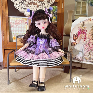 Planet Gates Ball jointed Doll Toys Bjd Dolls For Girls Dolls  1/6 Starry Gray Eyes 30cm Lolita Fashion Dress DIY Toy Children Birthday Gifts