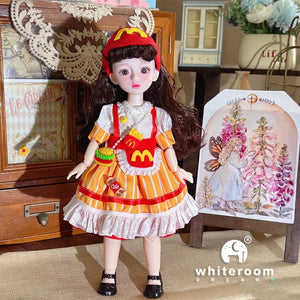 Planet Gates Ball jointed Doll Toys Bjd Dolls For Girls Dolls  1/6 Starry Gray Eyes 30cm Lolita Fashion Dress DIY Toy Children Birthday Gifts