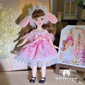 Planet Gates Ball jointed Doll Toys Bjd Dolls For Girls Dolls  1/6 Starry Gray Eyes 30cm Lolita Fashion Dress DIY Toy Children Birthday Gifts