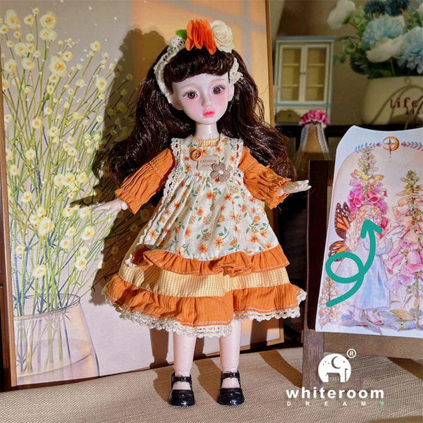 Planet Gates Ball jointed Doll Toys Bjd Dolls For Girls Dolls  1/6 Starry Gray Eyes 30cm Lolita Fashion Dress DIY Toy Children Birthday Gifts