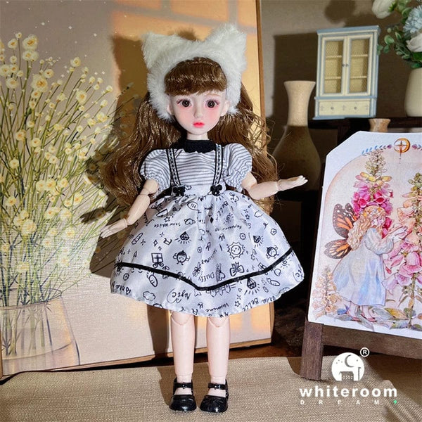 Planet Gates Ball jointed Doll Toys Bjd Dolls For Girls Dolls  1/6 Starry Gray Eyes 30cm Lolita Fashion Dress DIY Toy Children Birthday Gifts