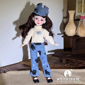 Planet Gates Ball jointed Doll Toys Bjd Dolls For Girls Dolls  1/6 Starry Gray Eyes 30cm Lolita Fashion Dress DIY Toy Children Birthday Gifts