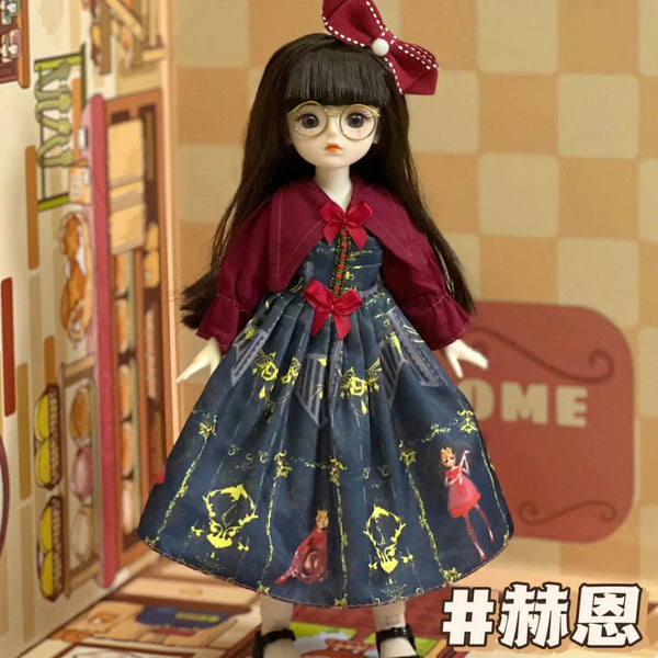 Planet Gates Ball jointed Doll Toys Bjd Dolls For Girls Dolls  1/6 Starry Gray Eyes 30cm Lolita Fashion Dress DIY Toy Children Birthday Gifts