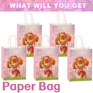 Planet Gates Balloon Suit 8-9PCS / CHINA Pink Paw Patrol Skye Birthday Party Decorations Skye Foil Latex Balloons  Tableware Plate Backdrop For Kids Girls Party Supplies
