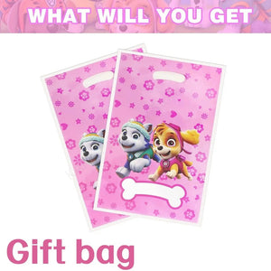 Planet Gates Balloon Suit 8-9PCS / CHINA Pink Paw Patrol Skye Birthday Party Decorations Skye Foil Latex Balloons  Tableware Plate Backdrop For Kids Girls Party Supplies