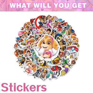 Planet Gates Balloon Suit 8-9PCS / CHINA Pink Paw Patrol Skye Birthday Party Decorations Skye Foil Latex Balloons  Tableware Plate Backdrop For Kids Girls Party Supplies