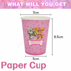 Planet Gates Balloon Suit 8-9PCS / CHINA Pink Paw Patrol Skye Birthday Party Decorations Skye Foil Latex Balloons  Tableware Plate Backdrop For Kids Girls Party Supplies